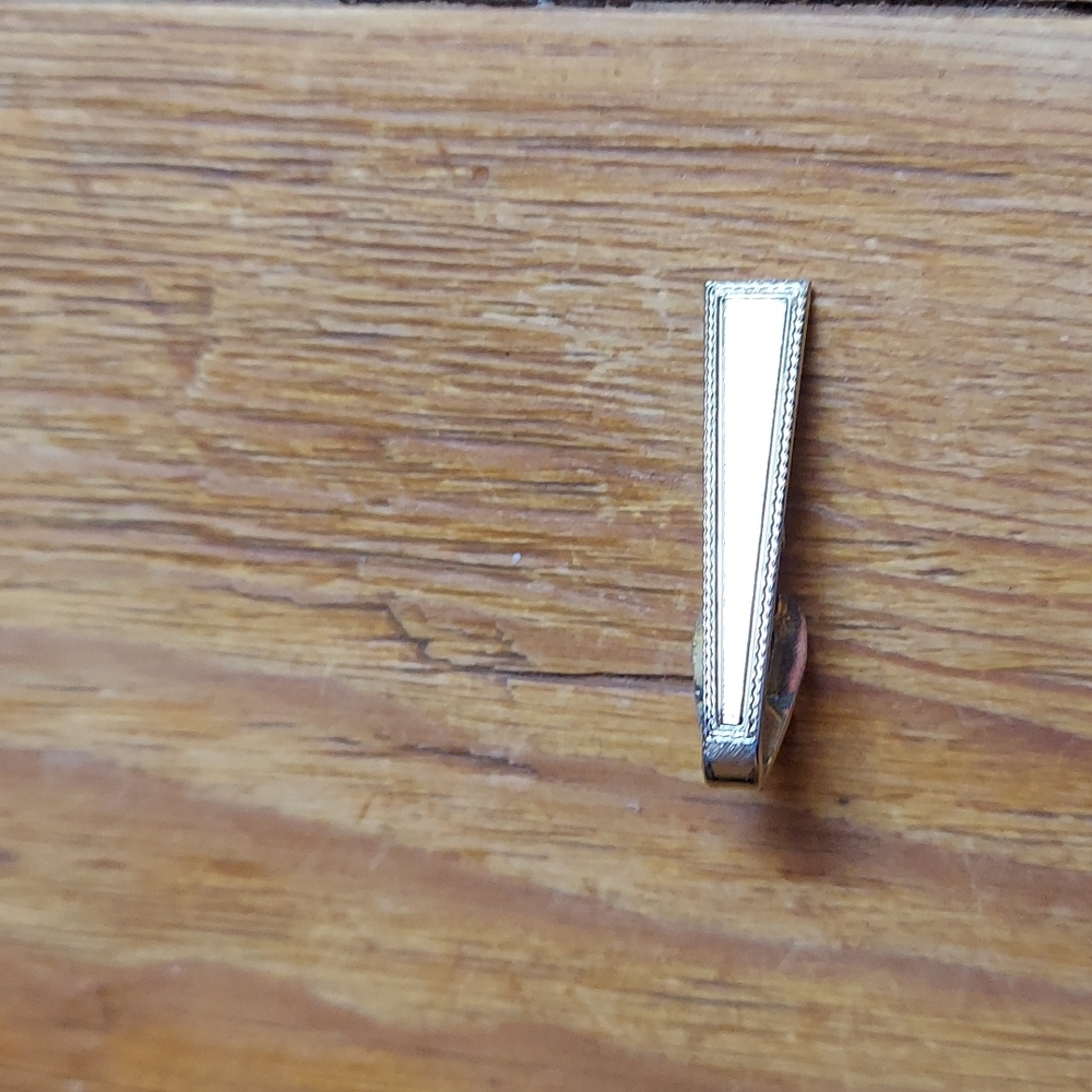 🩶 Vintage Gold Tie Clip